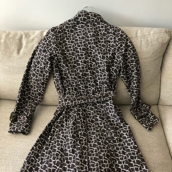 Vintage Steve Madden Giraffe Print Trench Coat - Picture 4 of 8